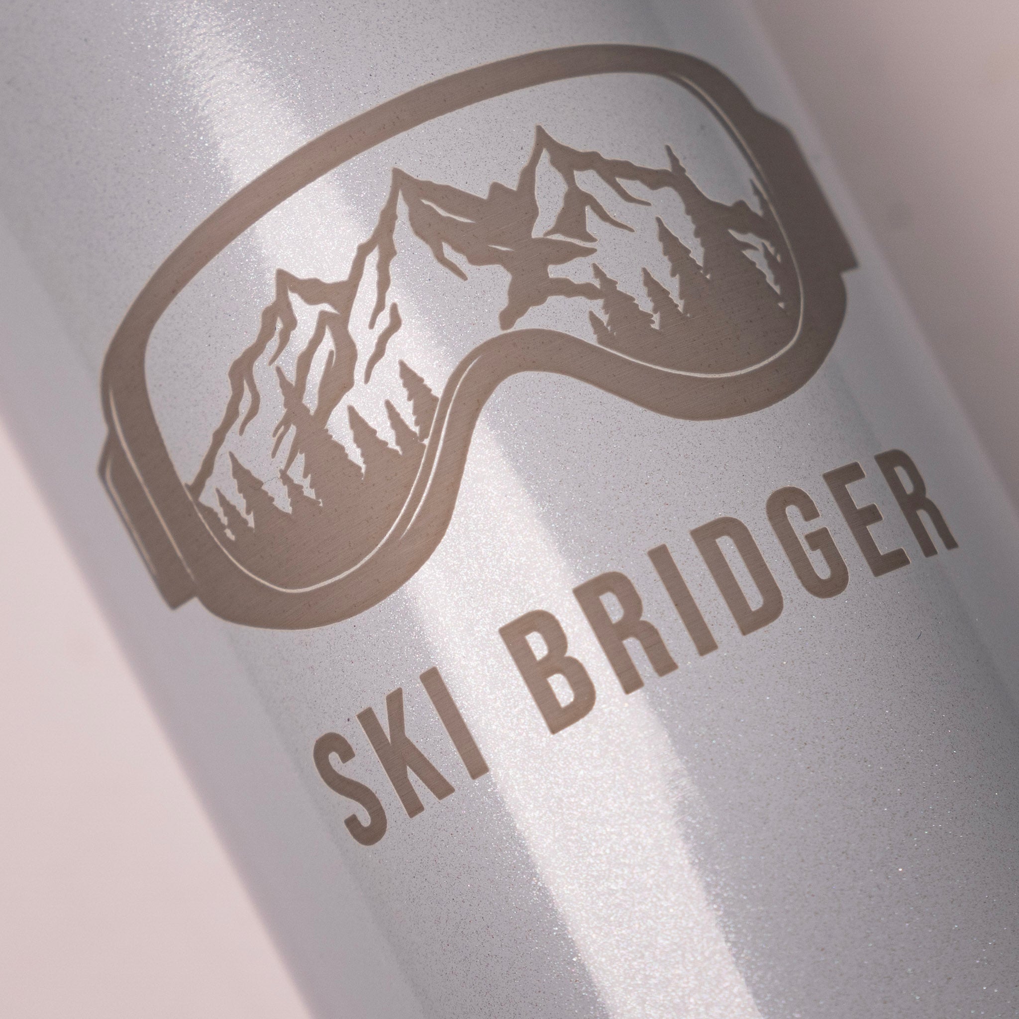 Ski Goggles Skinny Tumbler by Montana Gift Corral