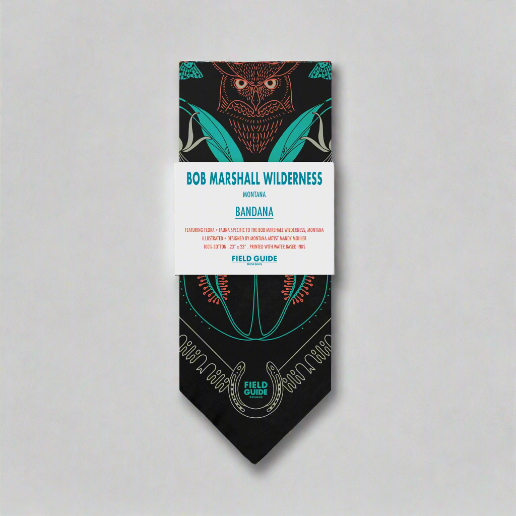 Bob Marshall Wilderness Bandana by Field Guide Designs