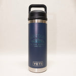 navy Big Sky MT Engraved YETI Rambler 18 oz Bottle with Chug Cap by Montana Gift Corral