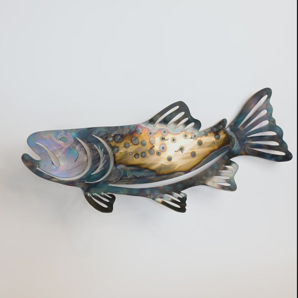 Small Fish Metal Art by Iron Maiden Welding