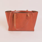 Cognac Sepici Cowhide Leather Bag - Made in Montana