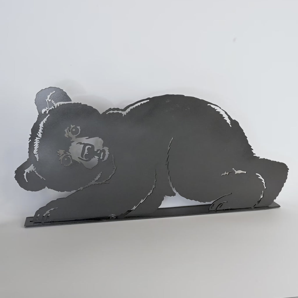 Wall Bear Metal Art by Iron Maiden Welding