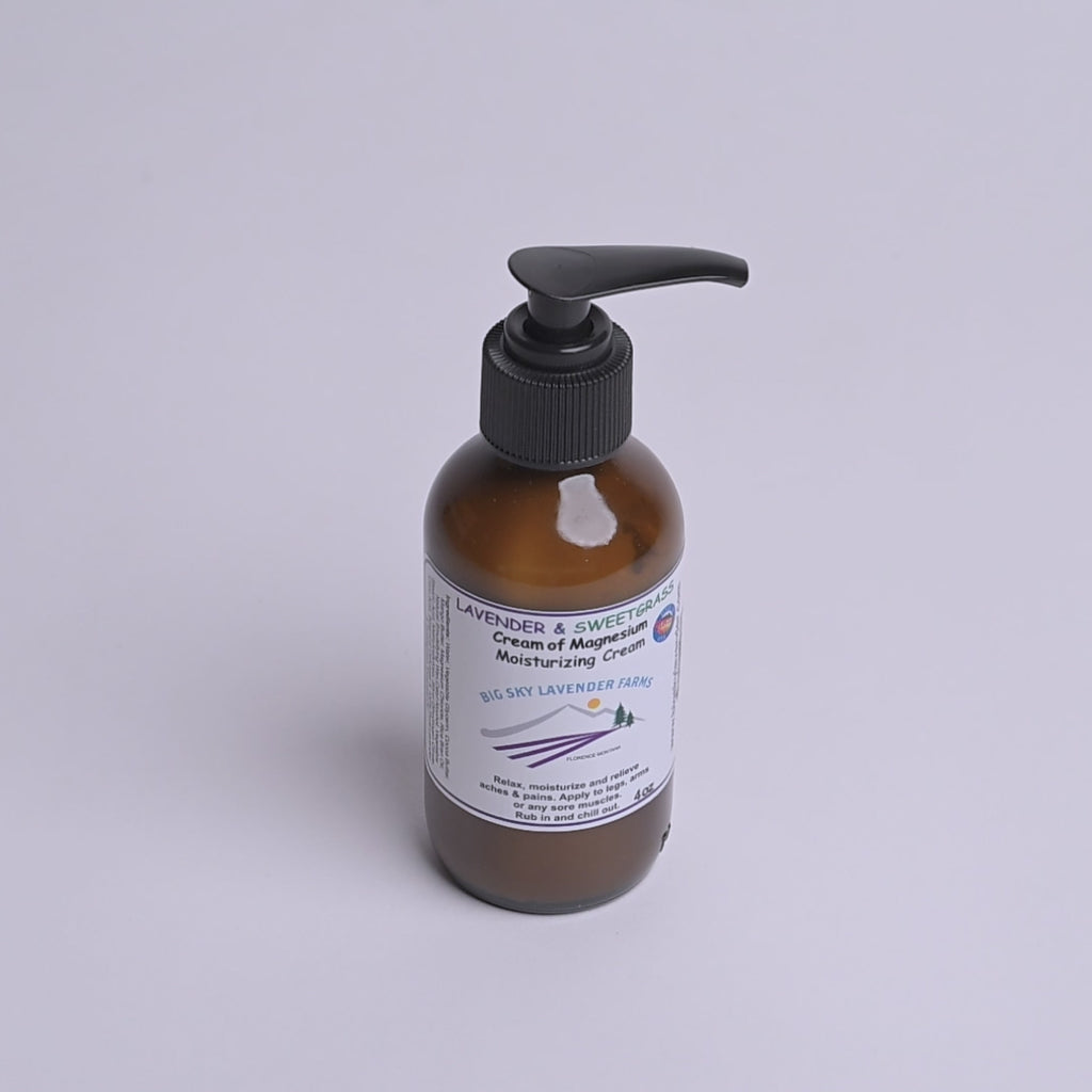 Lavender Sweetgrass Cream of Magnesium