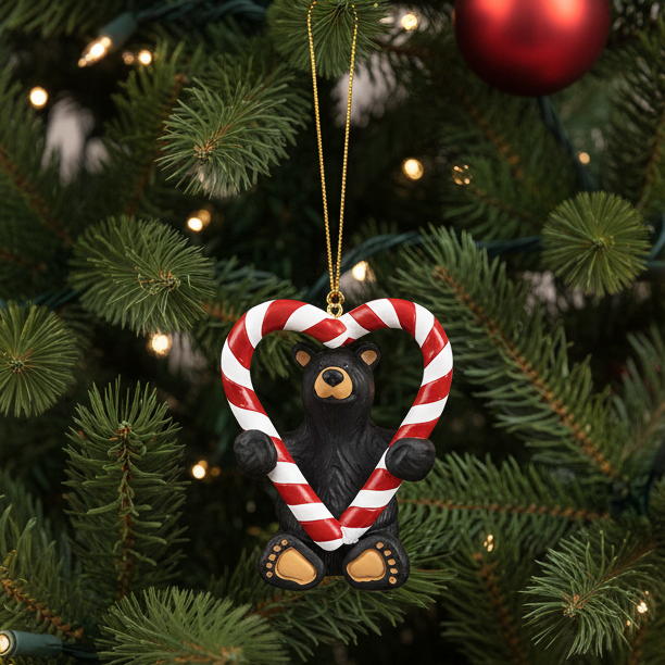 Holiday Sweet Heart Ornament by Big Sky Carvers