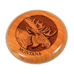 Round Moose Magnet