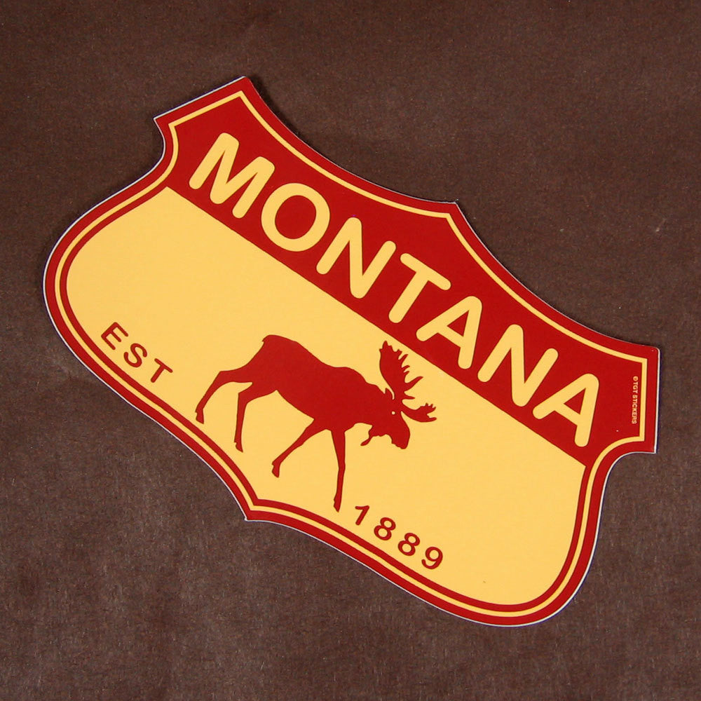 Montana Moose Roady Sticker