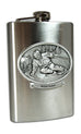 Skier Montana Flask by Heritage Metalworks