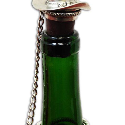 Cowboy Hat Wine Stopper by Heritage Metalworks
