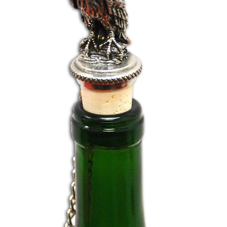 Eagle Wine Stopper by Heritage Metalworks
