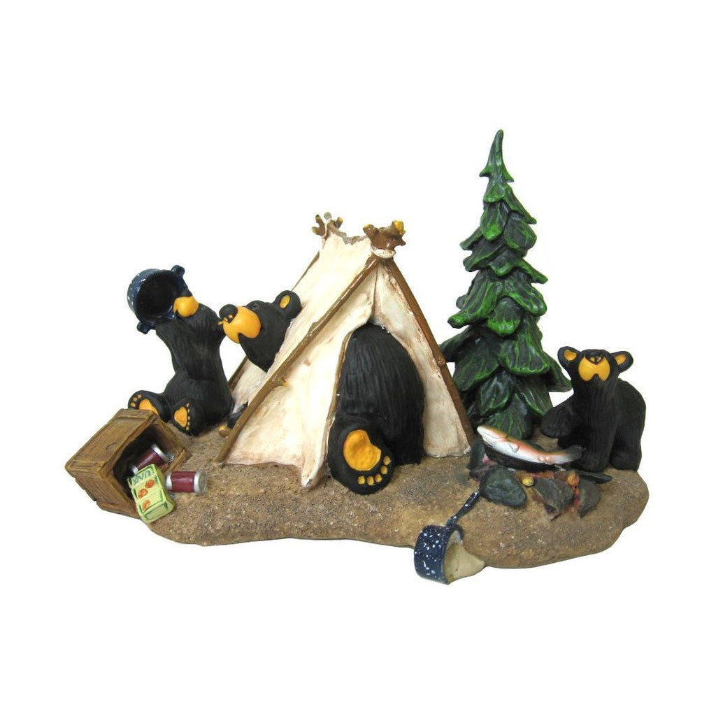 Bearfoots "Camp Runamuck" Bear Camp Figurine- 10th Anniversary by Big Sky Carvers