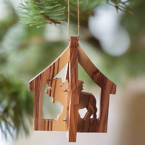 3D Moose Ornament by EarthWood