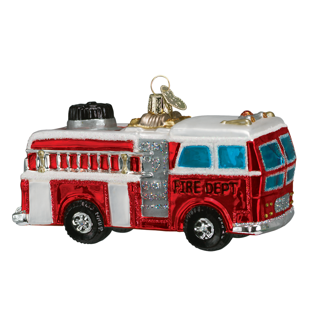 Firetruck Ornament by Old World Christmas