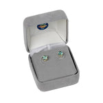 Montana Sapphire Sterling Silver Earrings by Studio Montana - 4.2-4.3 MM