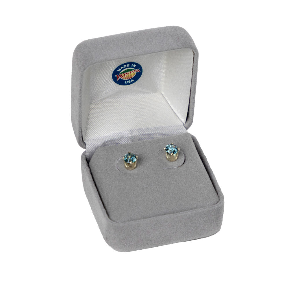 Montana Sapphire Sterling Silver Earrings by Studio Montana