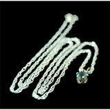 Montana Sapphire Pendant with 18" Chain