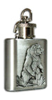 Grizzly Mini Flask Keychain by Heritage Metalworks