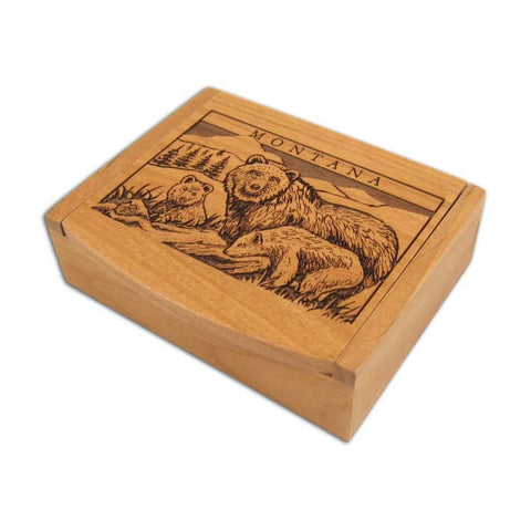 Grizzly Single Deck Card Box