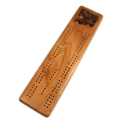 Montana Moose Cribbage Board