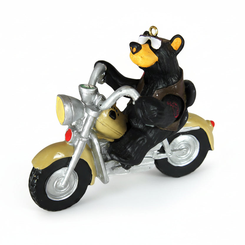 Bearfoots Harley Ornament by Big Sky Carvers