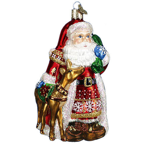Old World Christmas Nodric Santa Ornament