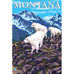 Mountain Goats Greeting Card by Lantern Press