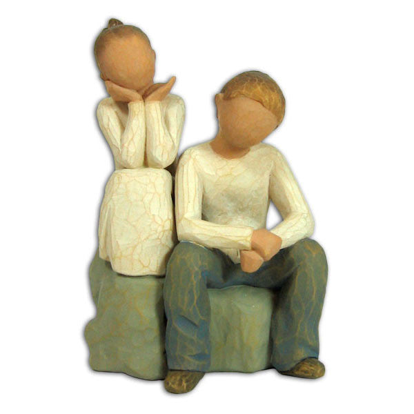 Brother and Sister Willow Tree Figurine by Susan Lordi