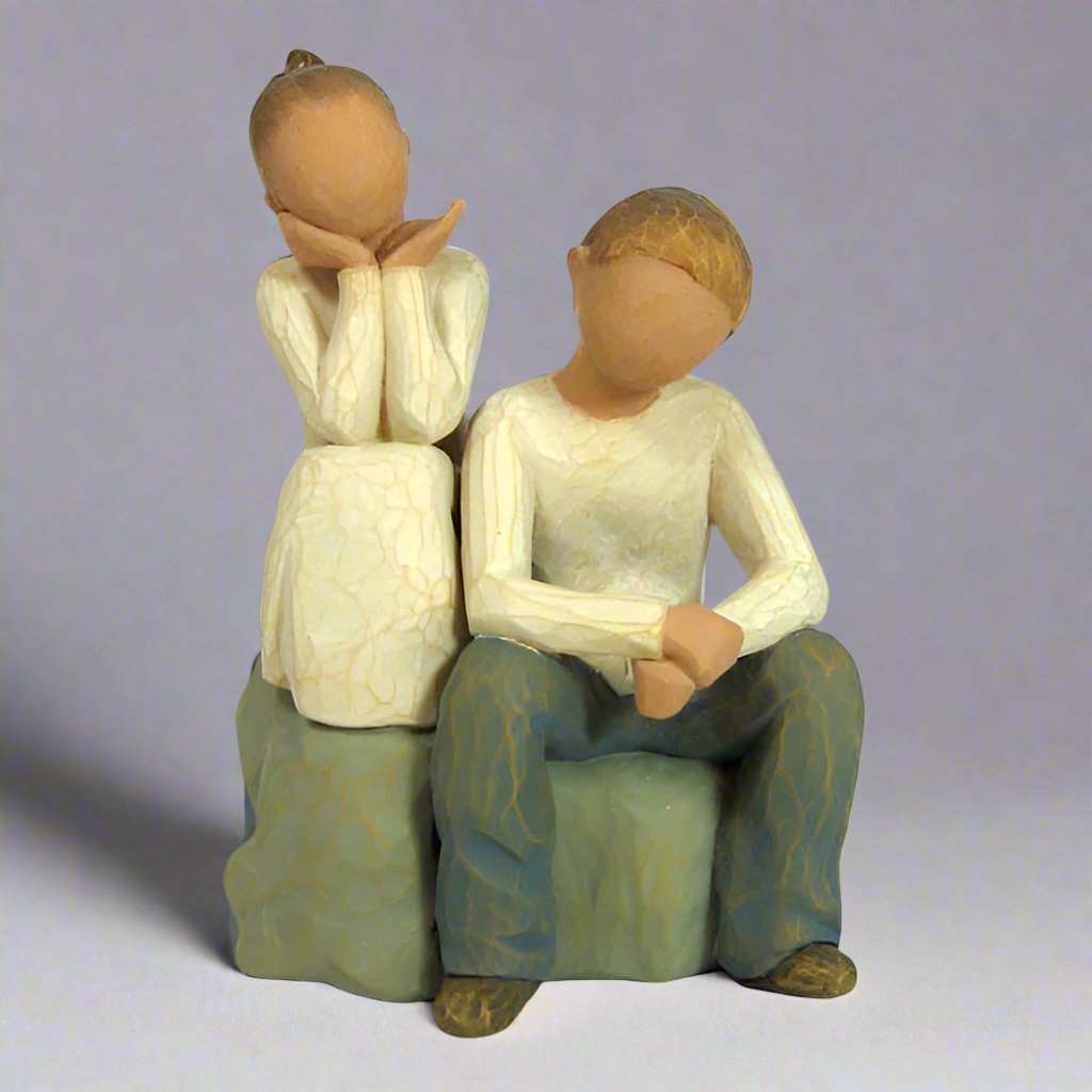 Brother and Sister Willow Tree Figurine by Susan Lordi