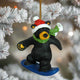 Bearfoots Snowboarder Ornament by Big Sky Carvers