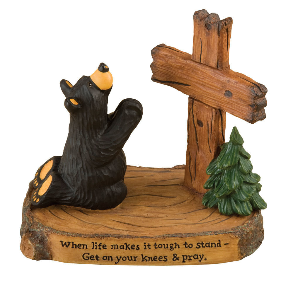 Bearfoots "Pray Bear" by Big Sky Carvers