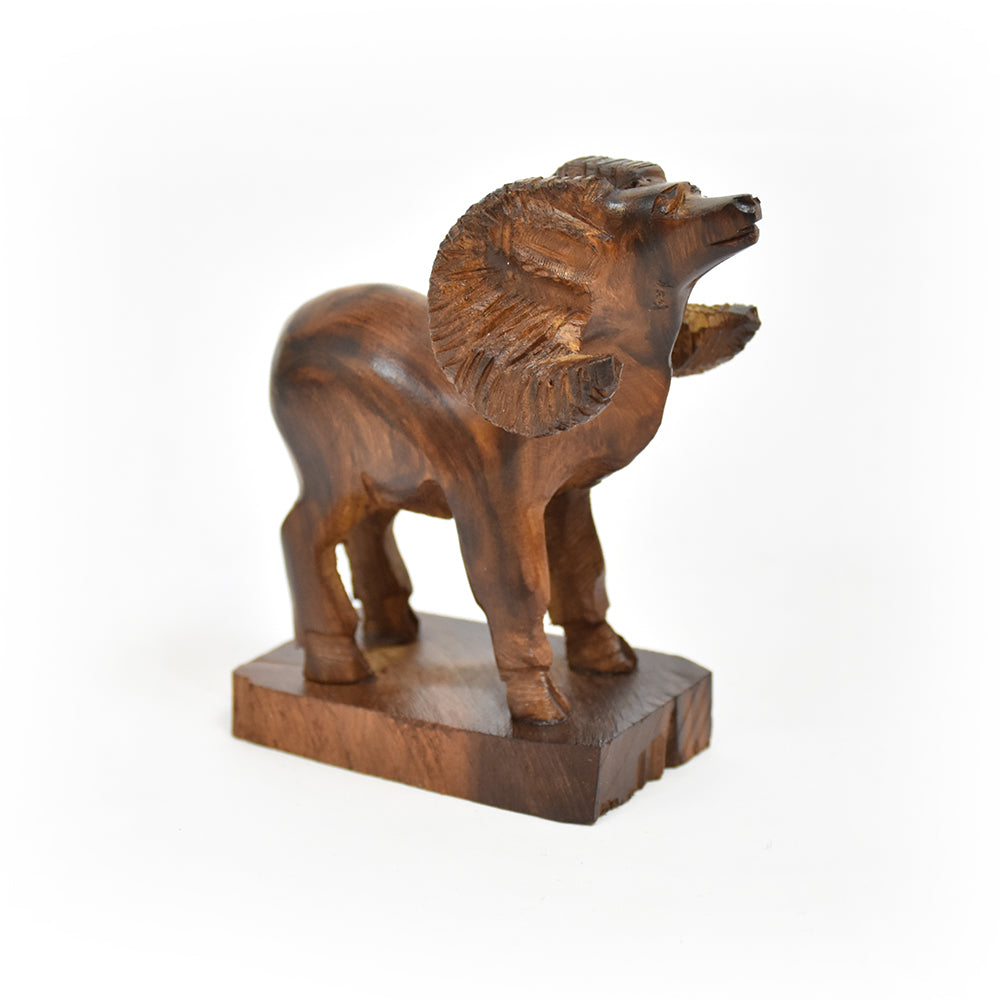 Mini Big Horn Sheep Ironwood Carving by EarthView Inc.