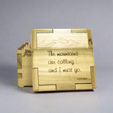 The mountains are calling and I must go quote box by wood you tell me