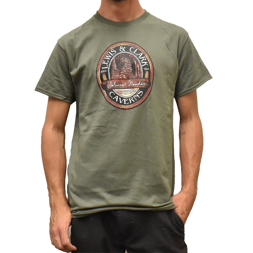 Lewis and Clark Caverns State Park Always Smooth Cave T-Shirt at Montana Gift Corral by Prairie Mountain