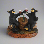 Bearfoots Uncorked Figurine by Big Sky Carvers 