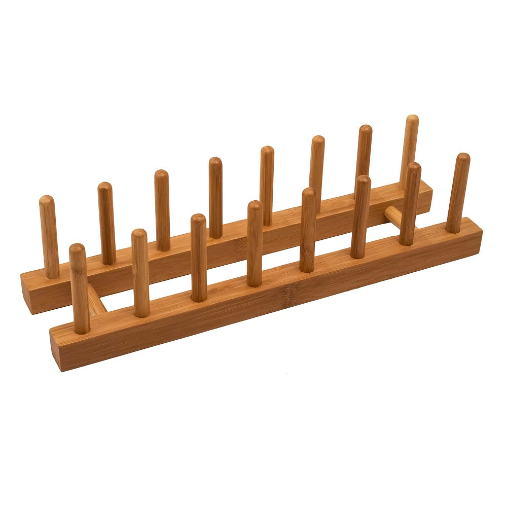 Seven Slot Bamboo Rack by Totally Bamboo