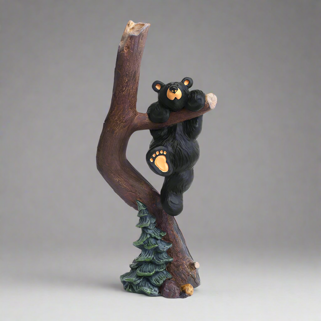 Bearfoots Hang in There 2 Figurine by Big Sky Carvers 