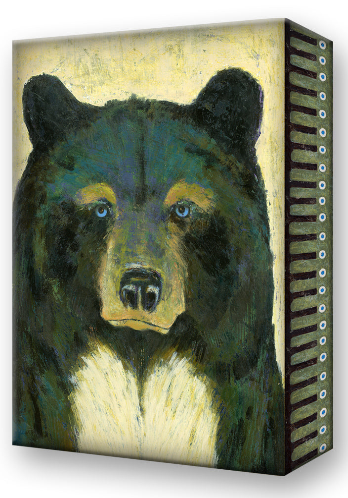 Shelle Lindholm Blue-Eyed Bear Metal Box Art