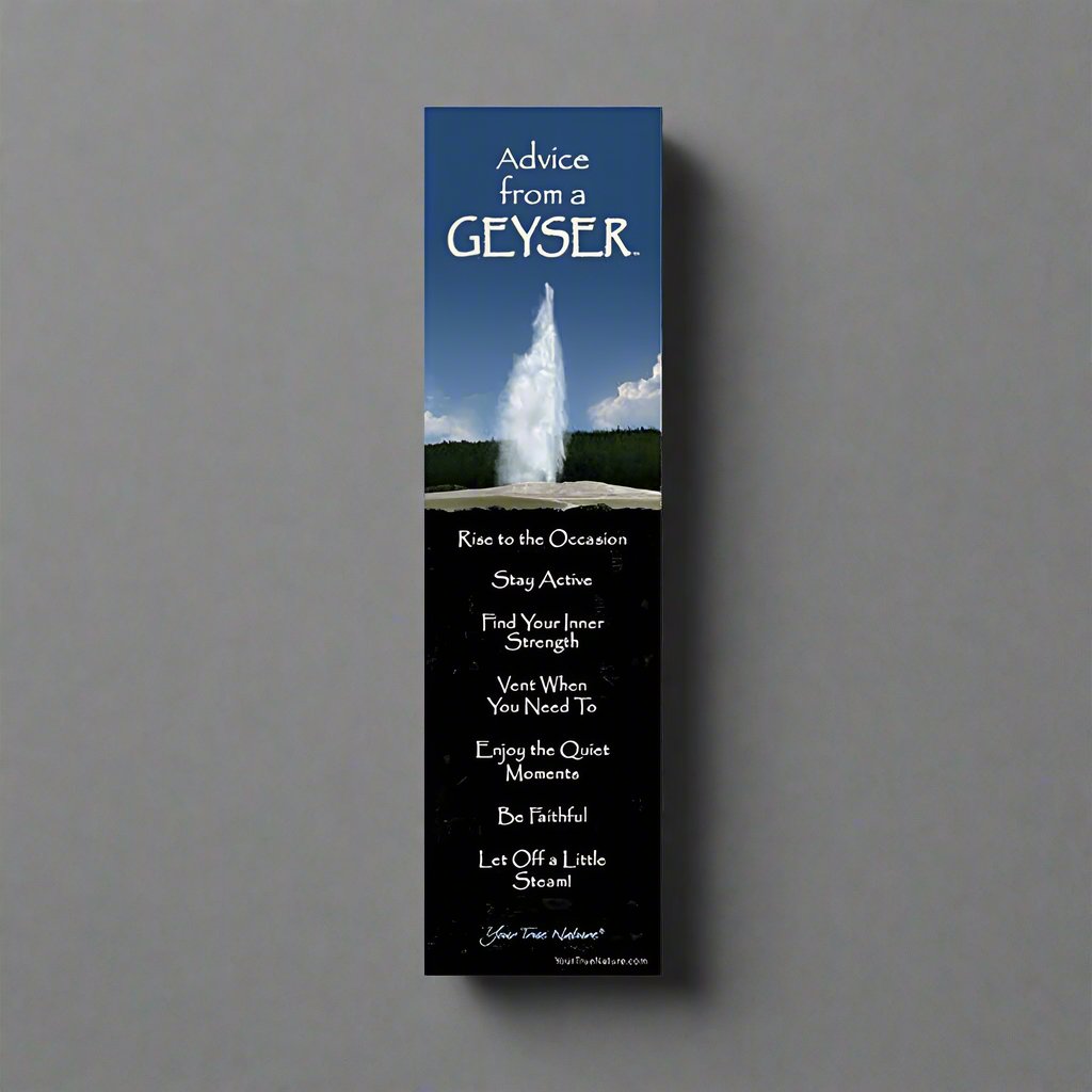 Advice from a Geyser Bookmark