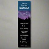 Advice from the Night Sky Bookmark by Your True Nature