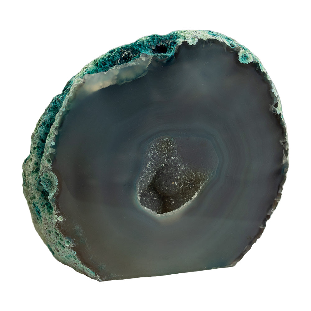 Agate Geode #2 with Base by Western Woods Distributing