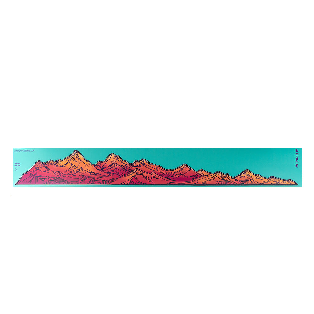 Hydrascape Stickers Mt. Rainier with Ski Tracks Infinity Sticker