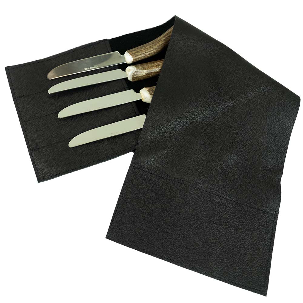 Antler Stainless Steel Steak Knife Set by K.S. Antler
