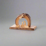 Arched Grotto with Holy Family Under Star by EarthWood