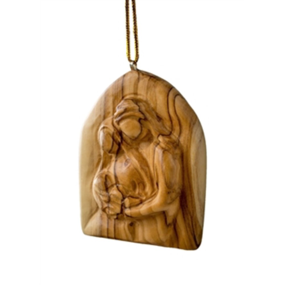 Arched Ornament with Holy Family by EarthWood