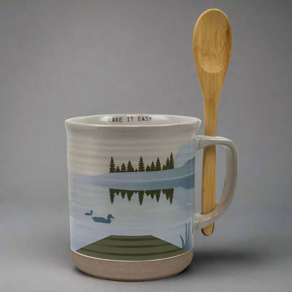 Mug with Spoon by Demdaco (2 Styles)