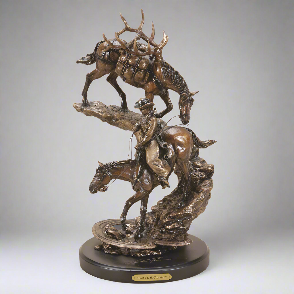 Last Creek Crossing Sculpture by Marc Pierce