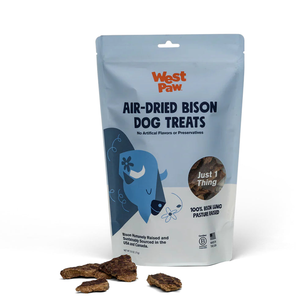 Bison Lung Dog Treats by West Paw Design