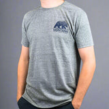 Graphite Blueprint Mountain Grizzly Montana T-Shirt - side