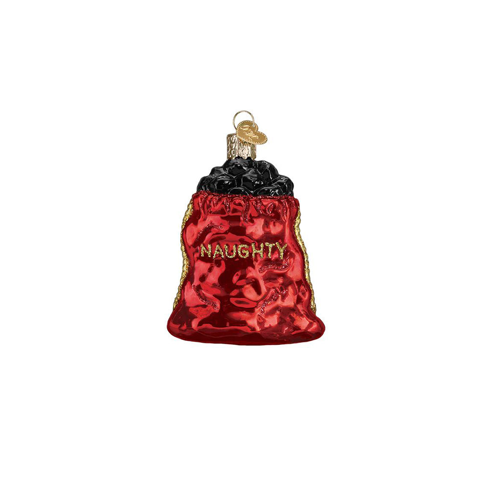 Every family has a little troublemaker and Santa being so vigilant during the Christmas season doesn't always make it easier! The Bag of Coal Ornament by Old World Christmas is a great gift and reminder for any mischief-maker to be on their best behavior! 