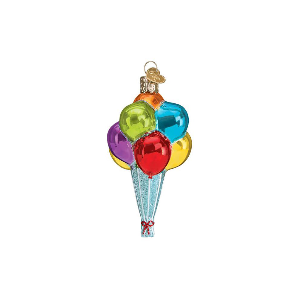  Whether your celebrating Christmas, a birthday or just really love balloons the Balloons Ornament by Old World Christmas is a great ornament for adding some non-traditional colors to your tree!