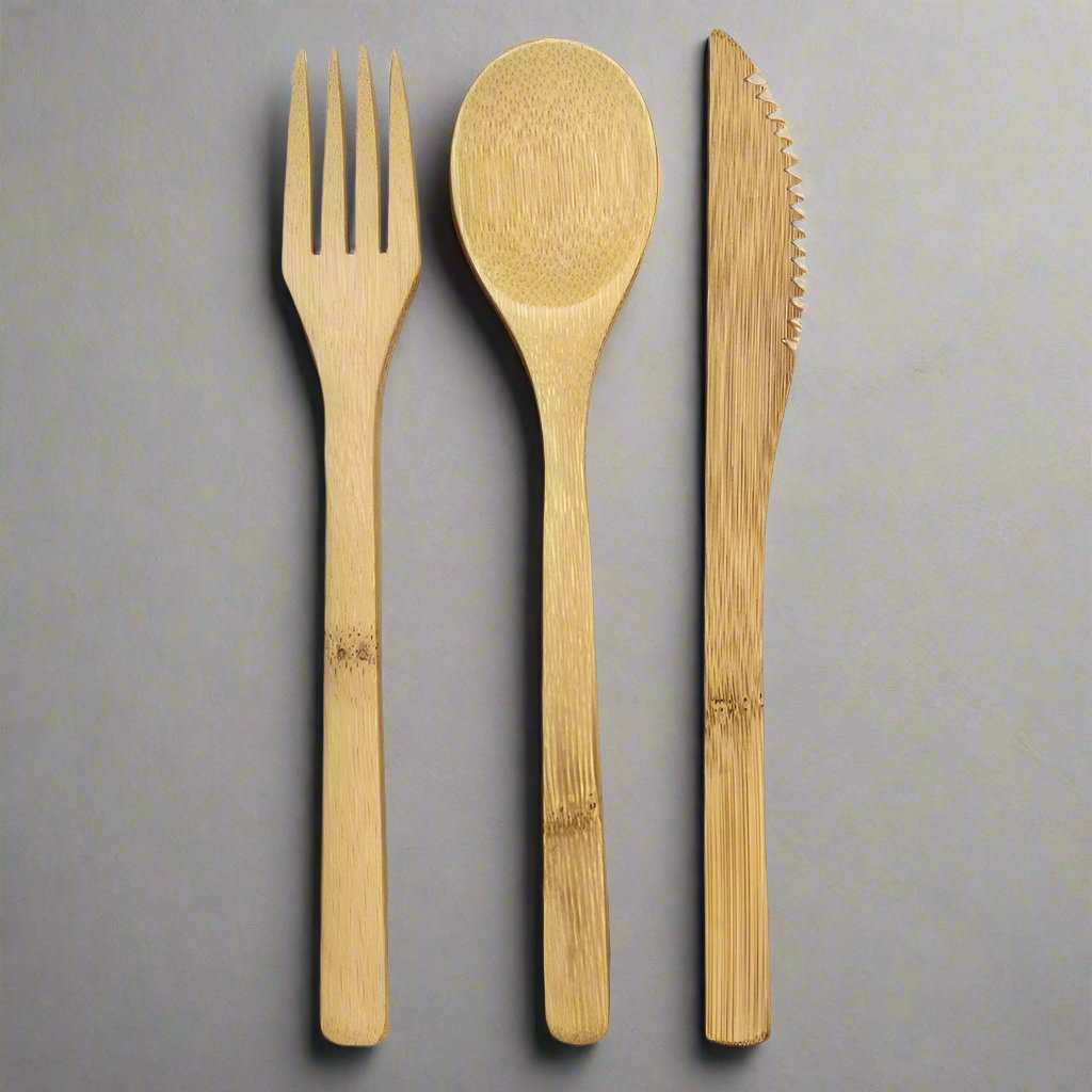 Bamboo Flatware Set of 3 by Totally Bamboo
